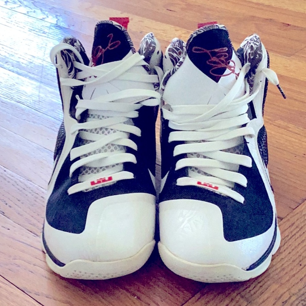 Nike Lebron9 IX freegums white black